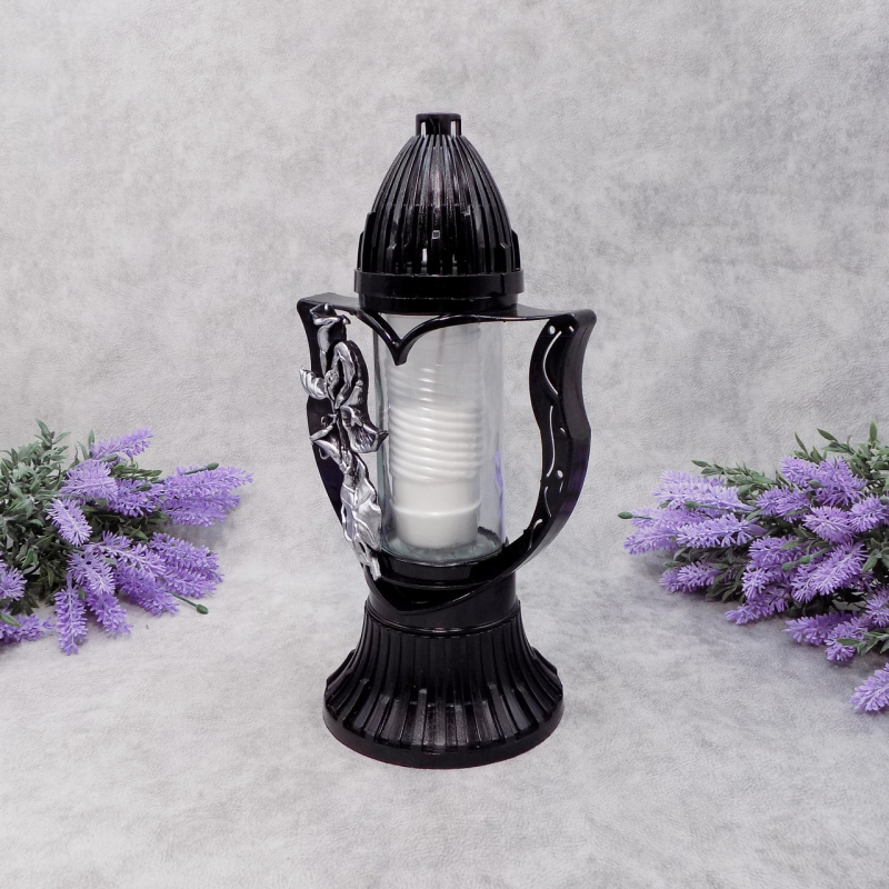 Лампадка серце з калою сріблястою Wazon 3D 20год Лампадка серце з калою сріблястою Wazon 3D 20год