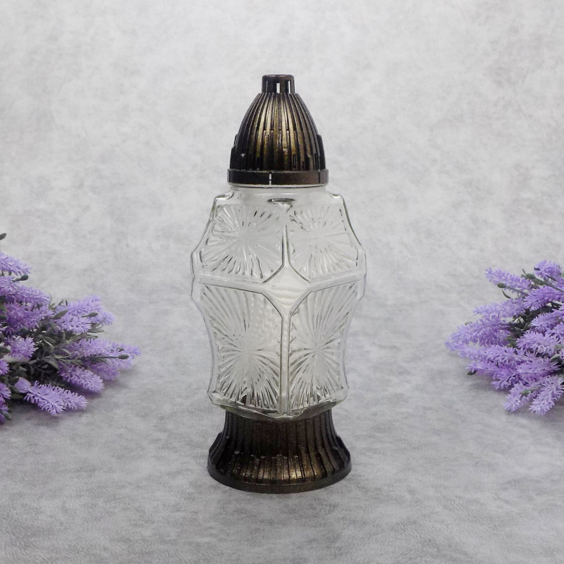 Лампадка скляна середня мікс 768U Czyste 33год прозора Лампадка скляна середня мікс 768U Czyste 33год прозора