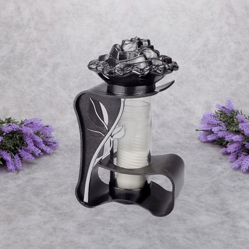 Лампадка троянда графіт Wstega Roza 20 год Лампадка троянда графіт Wstega Roza 20 год