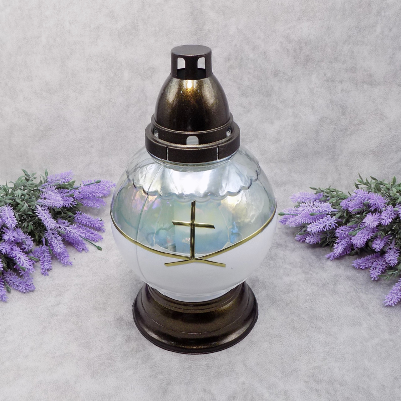 Лампадка скляна куля середня LPD Kula Tasma 45год Лампадка скляна куля середня LPD Kula Tasma 45год