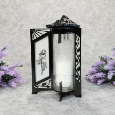 Лампадка середня з трояндою Witraz1 20 год