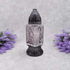 Лампадка скляна середня цирконій LP22U 20год