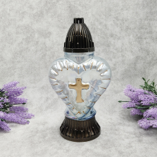 Лампадка скляна серце Serce Male 33 год