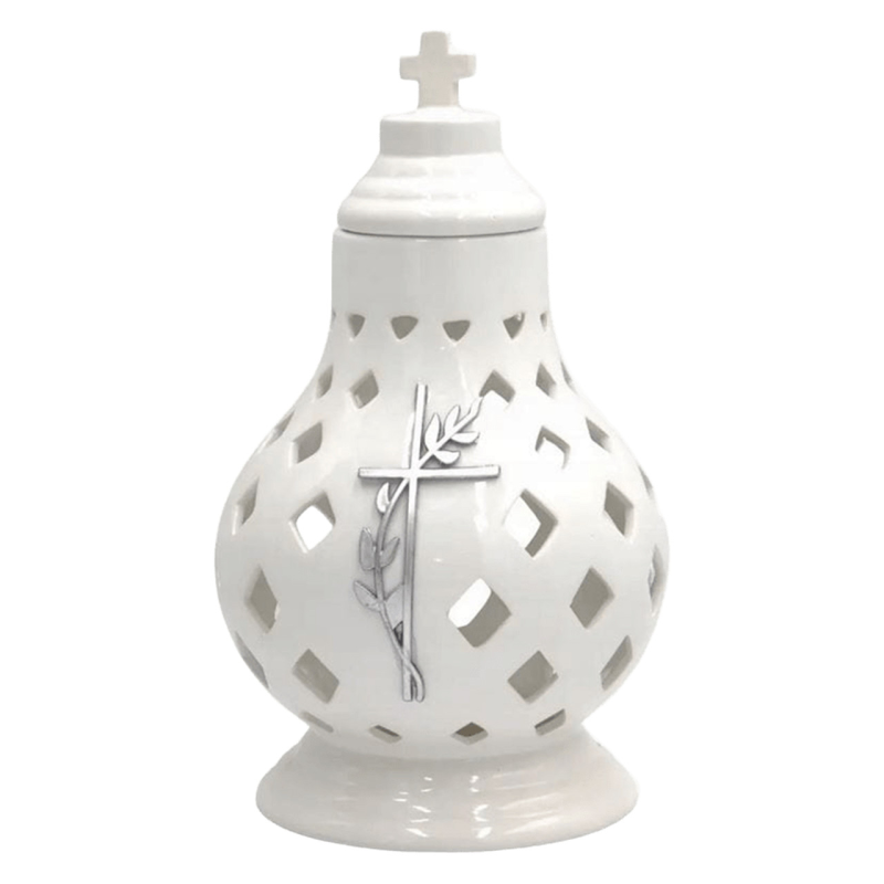 Лампадка середня керамічна Karafa біла Лампадка середня керамічна Karafa біла