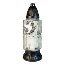 Лампадка середня з аплікацією голуб