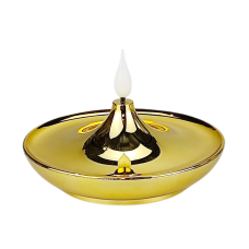 Свічка світлодіодна міні-ваза AW-2 90дн золотиста