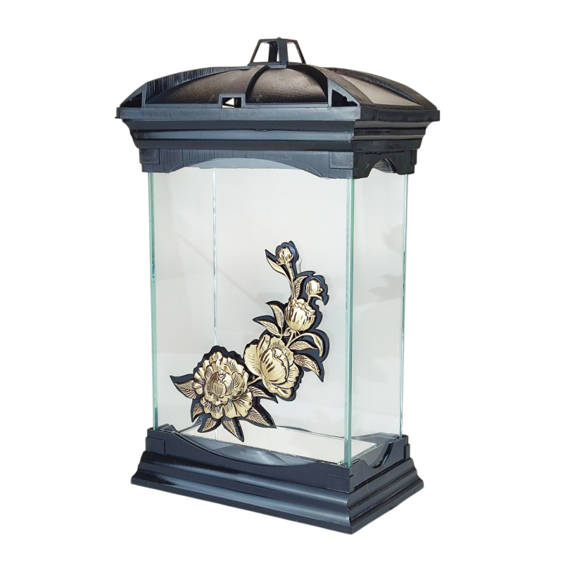 Лампадка капличка з аплікацією квіти Glass Art шкатулка Лампадка капличка з аплікацією квіти Glass Art шкатулка