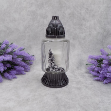 Лампадка  скляна з декором LP573U 20год