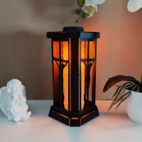 Сонячна металева лампадка Aura Solar Розп“яття Живе полум“я