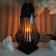 Лампадка велика ажурна Santa Marozza Ateny Чорна