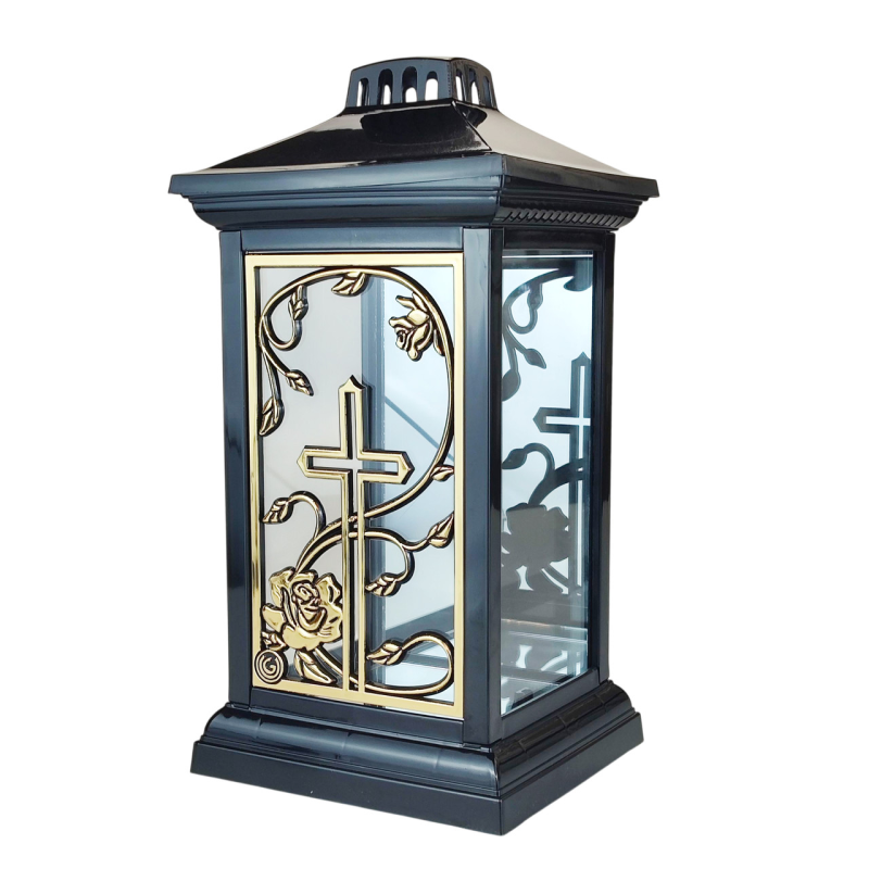 Лампадка капличка велика чорно-золота Lampion-L26 34см Лампадка капличка велика чорно-золота Lampion-L26 34см