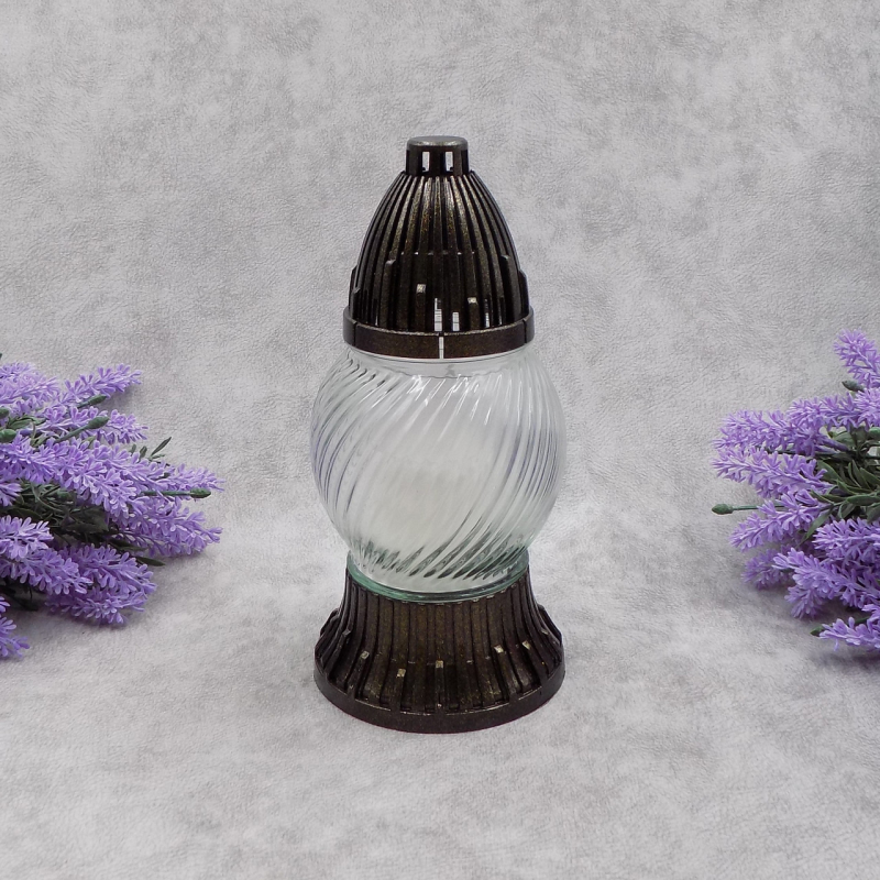 Лампадка скляна куля Світло спіралі 14WKL прозора 17год Лампадка скляна куля Світло спіралі 14WKL прозора 17год